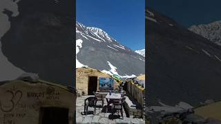 Restaurant in between snowy mountains 🌎😮 travel  Anumod Namma stories [upl. by Felic830]