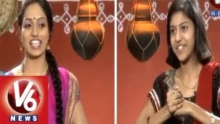 Folk Singer Madhu Priya Exclusive Interview With Teenmaar Racha Ramulamma  V6 News [upl. by Aiuqet]