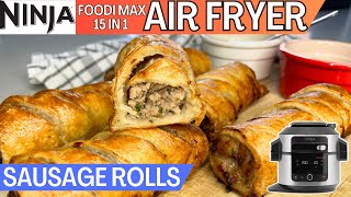 NINJA FOODI 15 in 1 AIR FRYER SAUSAGE ROLLS  BETTER THAN GREGGS [upl. by Terry]