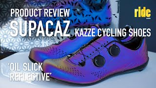 Product Review Supacaz Kazze shoes pt 1 ‘Oil Slick Reflective’ – unboxing  initial impressions [upl. by Jovitta]