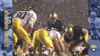 1990 vs Michigan  125 Years of Notre Dame Football  Moment 030 [upl. by Swords154]