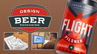 Designing a Beer Brand  My Packaging Design Process [upl. by Dahlstrom]