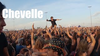 Welcome To Rockville 2023  Day 3  Chevelle and a bunch of crowd surfers [upl. by Rogergcam]