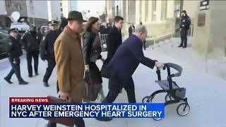 Harvey Weinstein rushed to hospital for emergency surgery sources [upl. by Tenom]