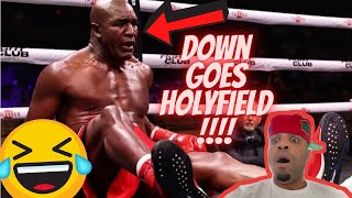 Evander Holyfield vs Vitor Belfort  Full Fight Highlights Reaction [upl. by Ellebasi]