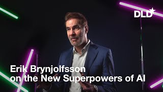 Erik Brynjolfsson on the New Superpowers of AI  DLD 23 [upl. by Glynas]