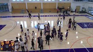 Cushing Academy vs Worcester Academy Thirds Basketball [upl. by Melak]