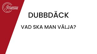 Vilka dubbdäck ska man välja till cykel [upl. by Sutton]