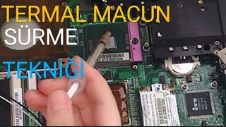 Termal macun nasıl sürülür nelere dikkat etmek gerekiyor Thermal paste application technique [upl. by Analle357]