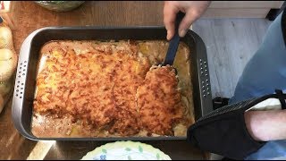 Zwiebel Sahne Schnitzel mit Käse überbacken [upl. by Agosto]