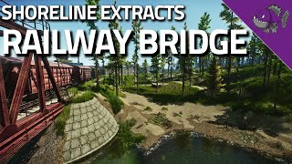 Railway Bridge  Shoreline Extract Guide  Escape From Tarkov [upl. by Nnylireg]