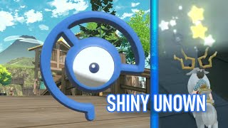 592  LIVE Shiny Unown C in Legends Arceus [upl. by Donielle339]