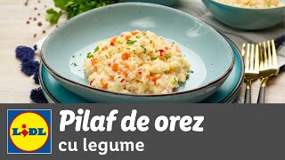 Pilaf de orez cu legume • reteta Bucataria Lidl [upl. by Bohun]