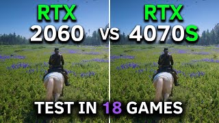 RTX 2060 vs RTX 4070 SUPER  Test In 18 Games at 1440p  How Big is the Difference  2024 [upl. by Enneirda]