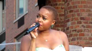 Chrisette Michele Epiphany Rockefeller Park NYC 62911 [upl. by Nemraciram]