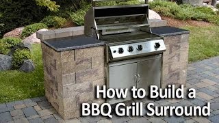 How to Build a BBQ Grilling Station or Grill Surround [upl. by Dolorita]