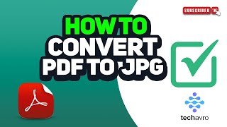 How to convert pdf to jpg 2024 [upl. by Shawnee]