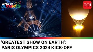 Paris Olympics 2024 Opening Ceremony Parade Of Nations  Lady Gaga  Celine Dion  Highlights [upl. by Eetnod]