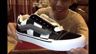 BELI VANS DI BLIBLI ORI GA YA UNBOXING  REVIEW VANS KNU SKOOL MEGA CHECK BLACK [upl. by Adnaloy]