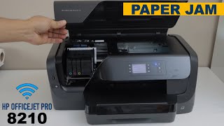 HP OfficeJet Pro 8210 Paper Jam [upl. by Esiuqcaj]