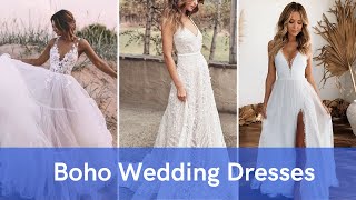 What Is A Boho Wedding Dress What Is A Boho Style Wedding Dress Example Of Boho Wedding Dresses [upl. by Rebeh233]