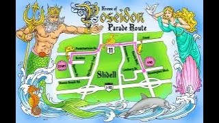 Mardi Gras Krewe of Poseidon Parade in Slidell Louisiana [upl. by Manthei]