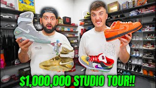 Inside Harrison Nevels 1 Million Dollar Sneaker Warehouse RARE SNEAKER COLLECTION AND MORE [upl. by Delora]