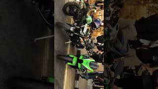 Kawasaki ninja H2 sound in brocks exhaust Ninjah2 kawasakininjah2 viral h2 shorts h2r 400 kj [upl. by Thomas]