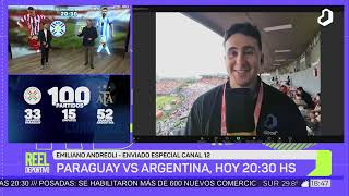 REELDEPORTIVO móvil desde Asunción previa Paraguay Vs Argentina [upl. by Notlew]