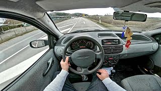 Fiat Punto 188 60HP  POV Test Drive Onboard Probefahrt [upl. by Zzaj217]