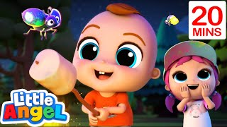 Camping Song  Little Angel Kids Songs amp Nursery Rhymes [upl. by Ciardap]