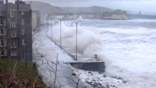 Huge Storm Waves Aberystwyth 3 January 2014  Part 2 [upl. by Kata]