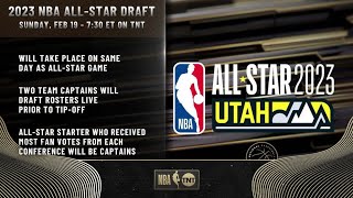 AllStar Captains to draft their team LIVE ahead of the game  NBA on TNT [upl. by Ennyl]