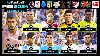 PES 2024 LEGACY V2  Option File PES 2021 actualizado al 20232024  Contenido [upl. by Aluin]