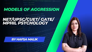 MODELS OF AGGRESSION  SOCIAL PSYCHOLOGY  NETGATEUPSCCUETMPHIL PSYCHOLOGY [upl. by Chuu873]