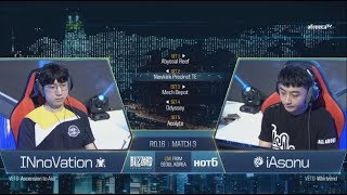 GSL vs the World 2017 Ro16 Day1 Match3 INnoVation vs iAsonu [upl. by Hcelemile]