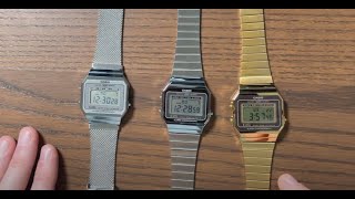 Casio A700 models compared A700WEM A700WE A700WEG [upl. by Isnan]