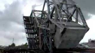 New Orleans Railroad Drawbridge Opening [upl. by Nivlag]