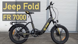 Jeep Fold EBike FR 7000 EFaltrad [upl. by Salena]