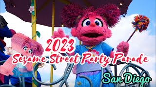 New 2023 Sesame Street Party Parade  Sesame Place San Diego  See Elmo Abby Cookie Monster [upl. by Ursa]