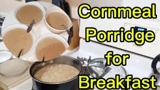 My Family Had This Cornmeal Porridge Breakfast To Eat In Under 20 minutes englishrolle [upl. by Eilama297]