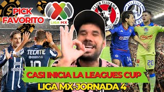 PICKS DE JORNADA 4 LIGA MX  ANDAMOS ENRACHADOS [upl. by Reivax580]