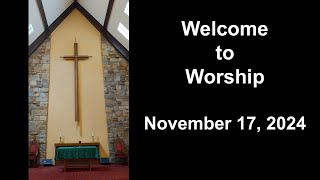 Colesville Presbyterian Church Livestream November 17 2024 [upl. by Terrena]