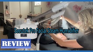 Seeutek Pro Facial Steam Humidifier Review  The steamer works Great Is It Worth It [upl. by Nylorac454]