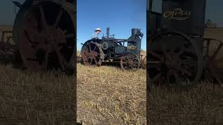 Rumely Oil Pull Model W Plowing at Reynolds tractor vintage antique plowing farming pioneer [upl. by Eiloj]