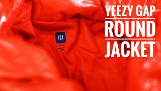 YEEZY GAP ROUND JACKET “RED” REVIEW AND SIZING [upl. by Niatsirt]