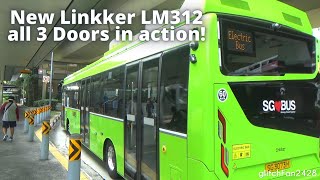 SMRT 3 Doors Opening amp Closing New Electric Linkker LM312 Gemilang on Test  SG3073H [upl. by Henriha]