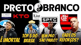 AO VIVO PRETO NO BRANCO 05062024 GRÃŠMIO VOLTOUKAIO JORGE NO CRUZEIRO REFORÃ‡OS NO FLAMENGO [upl. by Lenore]