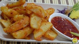 Crispy Potato Wedges  By Vahchef  vahrehvahcom [upl. by Ria72]