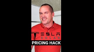 Tesla Solar Pricing Hack Short [upl. by Htiderem339]